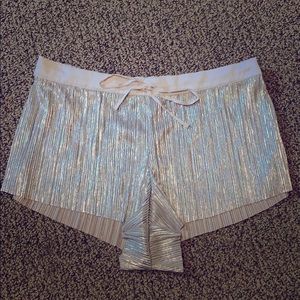 small Victorias Secret pj sleep pants metallic New